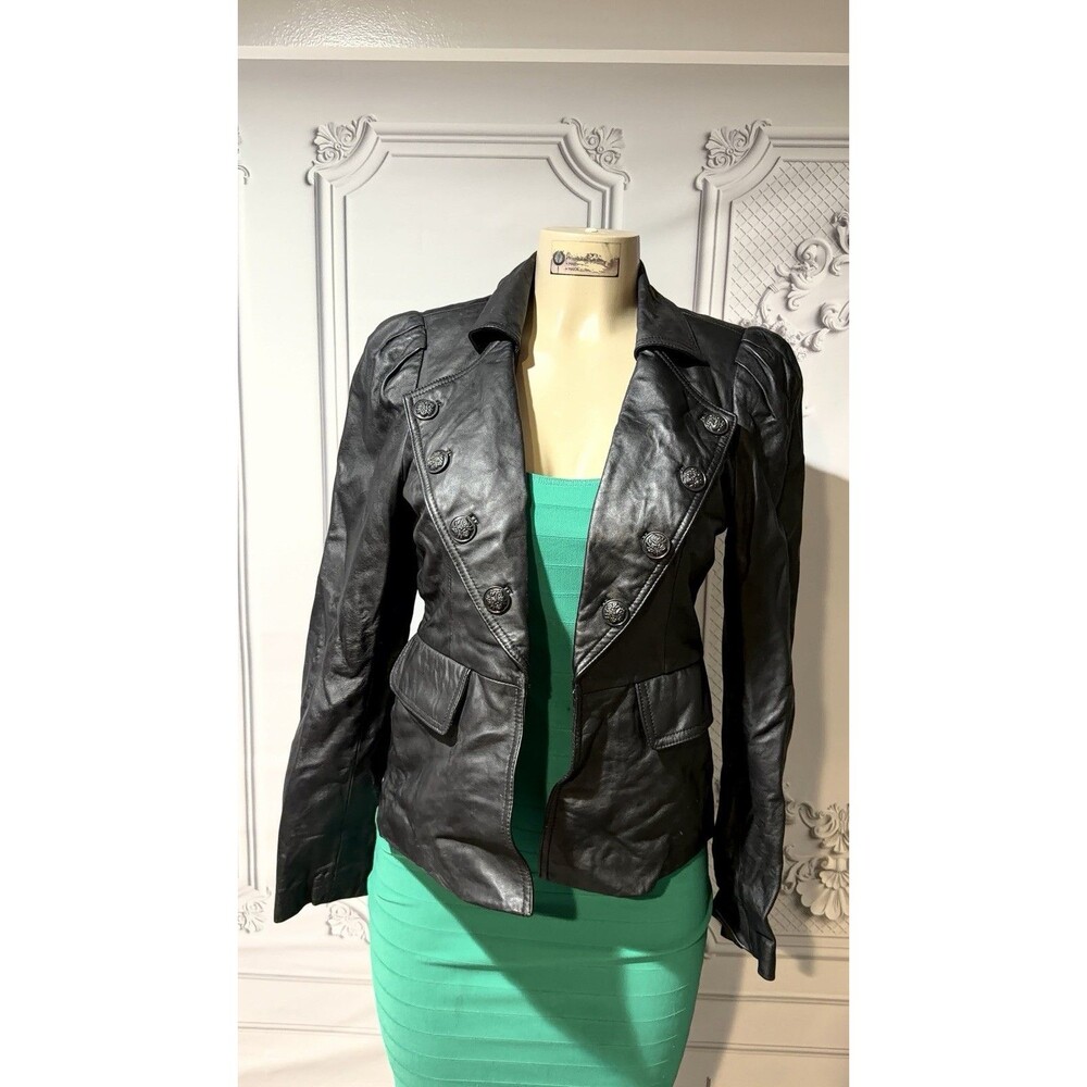 INC Internationals Concepts 100% Leather Jacket Size S